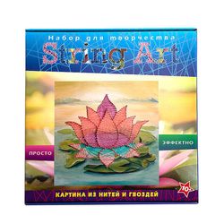 Волшебная мастеркая / Magic trowel / String art "Lotus"