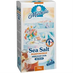 С.Пудовъ / S.Pudov / Iodized sea salt "Marbelle" 750 g
