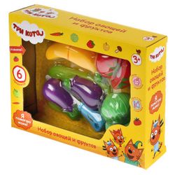 Играем вместе / We play together / Set of vegetables and fruits "Three cats. I help my mother"