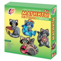 Yaratıcılık için LUCH "Sıvadan mıknatıs yapmak" Enotiki "(form, boya, fırça)
