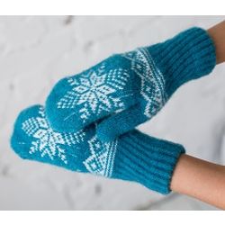 Wool mittens