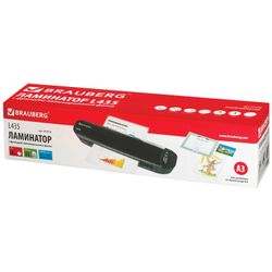 Laminator BRAUBERG L435, format A3, film thickness 1 side 75-125 microns, speed 51 cm / min