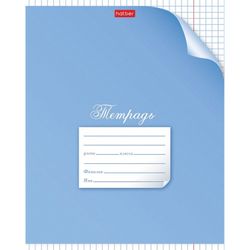 HATBER / Notebook 12 sh. cage, cardboard cover, "With a corner" / 20 pcs.