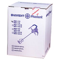 Mixer-drill MD1-11E, 1100 W, 600 rpm, M14 carving, neck 57 mm, moment 85 Nm, FIOLENT