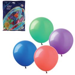 FUNNY ZATEYA / Balloons 12 "(30 cm), set of 100 pcs., 12 pastel colors, in a bag