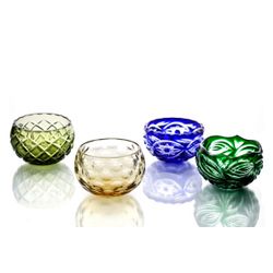 Гусевской Хрустальный завод / Crystal vase for the table "Evgeniya" small green