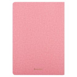 BRAUBERG / Notebook 48 y. checkered cover leatherette matting, stitching, A5 (147x210mm), PINK, HARMONY / 10 pcs.