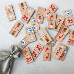 Zartoy / Children's domino "Trades of Russia"