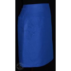 Елецкие кружева / Yelets lace / Women's linen skirt with embroidery