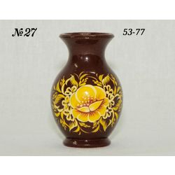 Вятский сувенир / Painted, decorative vase