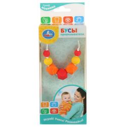 Умка / Diş kaşıyıcı boncuklar "Turuncu ruh hali"