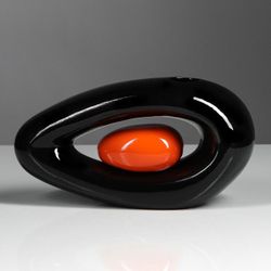 Керамика ручной работы / Table vase "Oval" 14 cm