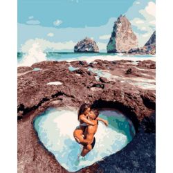 Опт-картина / Painting by numbers 40x50 Paradise