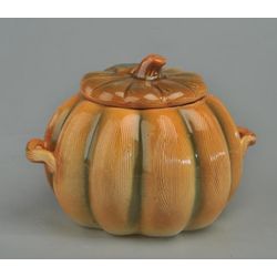 Скопинская керамика / Roast pot "Pumpkin" large