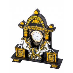 Золотая Хохлома / Table clock "Time is golden"