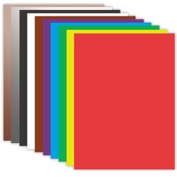 Cartulina de colores A4 RECUBIERTA (brillo), MAGIC, 10 hojas 10 colores, en carpeta, BRAUBERG, 200x290 mm, "Faro"