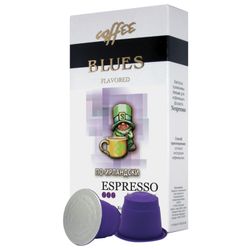 NESPRESSO / Capsules for coffee machines "Irish style", natural coffee, BLUES, 10 pcs. x 5 g
