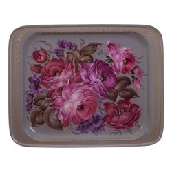 Жостово / Tray, author Ageeva T. 33x26 cm