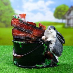 Хорошие сувениры / Figure pots "Hare with a bucket"