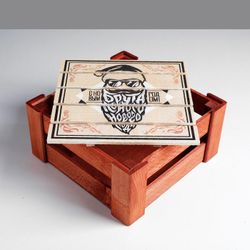 Дарите Счастье / Wooden box "Brutal New Year"