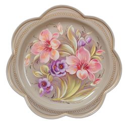 Жостово / Articulated Zhostovo tray 18 cm