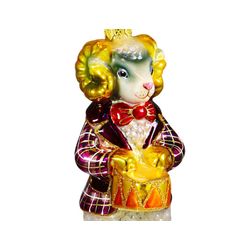 Ариель / Ёлочная игрушка "Баран с барабаном", 14 см