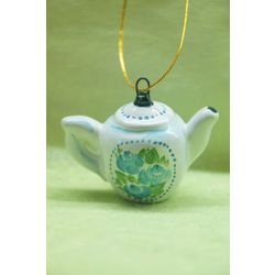 Ярославская майолика / Set of Christmas decorations "Tea gatherings"