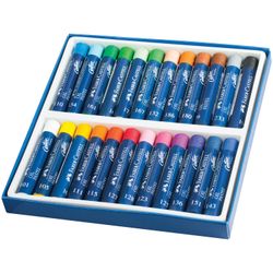 Art pastel oil FABER-CASTELL "Oil Pastels", 24 colors, circular cross section