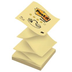 POST-IT / Self-adhesive block (sticker) ORIGINAL (Z - block) 76x76 mm, 100 sheets, yellow