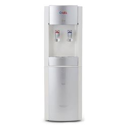 AEL LD-AEL-28 water cooler, floor, WATER/GREEN ELAND, 2 taps, white/silver, 00256