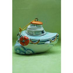 Ярославская майолика / Christmas tree toy "Katerok"