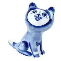Галактика г.Гжель / Galaxy Gzhel / Tác phẩm điêu khắc "Kitten Woof"