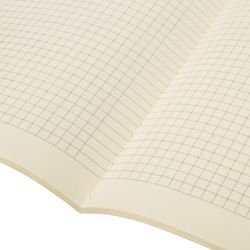BRAUBERG / Notebook 60 l. checkered cover CRAFT, beige paper 70 g / m2, stitching, B5 (179x250 mm), SLOGAN / 4 pcs.