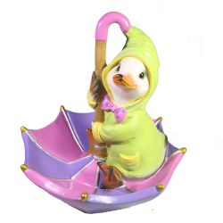 Ремеко / Decorative figure "Duckling on an umbrella" L19W19H21