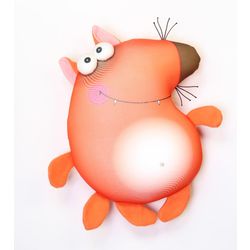 Anti-stress toy-pillow "bug-eyed" Fox
