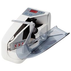 PRO 15 banknote counter, 900 banknotes / min, recalculation of price tags, leaflets, receipts up to A5 format, 4 AA batteries