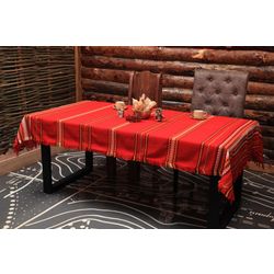 Тканые узоры / Tablecloth "Sun", 140x140, other sizes possible