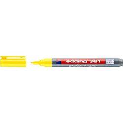 EDDING / Edding / Маркер для белых досок, круглый наконечник, 1 мм Желтый