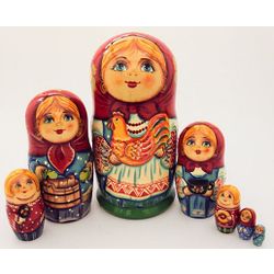 Лаврово / Matryoshka 7 席家庭 - 纪念品