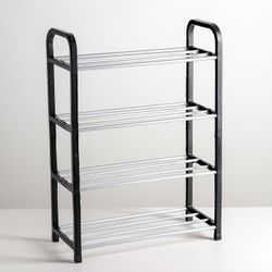 Доляна / Dolana / Shelf for shoes, 4 tiers, 42 × 19 × 60 cm, black