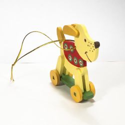 Toy Christmas tree "The mongrel" yellow 270-1