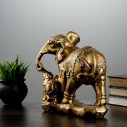 Хорошие сувениры / Figure "Elephant with an elephant" 15x27x27 cm