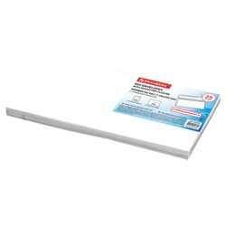 Envelopes E65 (110x220 mm), tear-off strip, white, SET of 25 PCs, internal sealing, BRAUBERG