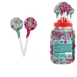 Конфитрейд / "LOL" Caramel on a stick XXL with chewing gum 1kor * 6bl * 50pcs, 29gr