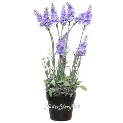 Kaemingk / Artificial flower Lavender Loddon Blue in a pot 38 cm