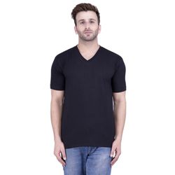 Men's T-shirt with V-neck