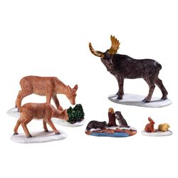 Figurenset 'Waldtiere', bis 7,6 cm (5 Stk.), LEMAX