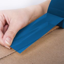 BRAUBERG / Packaging adhesive tape, 48 mm х 66 m, BLUE, 45 microns thick