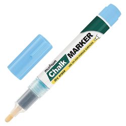 Kreidemarker MUNHWA "Chalk Marker", 3 mm, BLAU, trocken abwischbar, für glatte Oberflächen