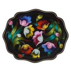 Жостово / Articulated Zhostovo tray 38x30 cm